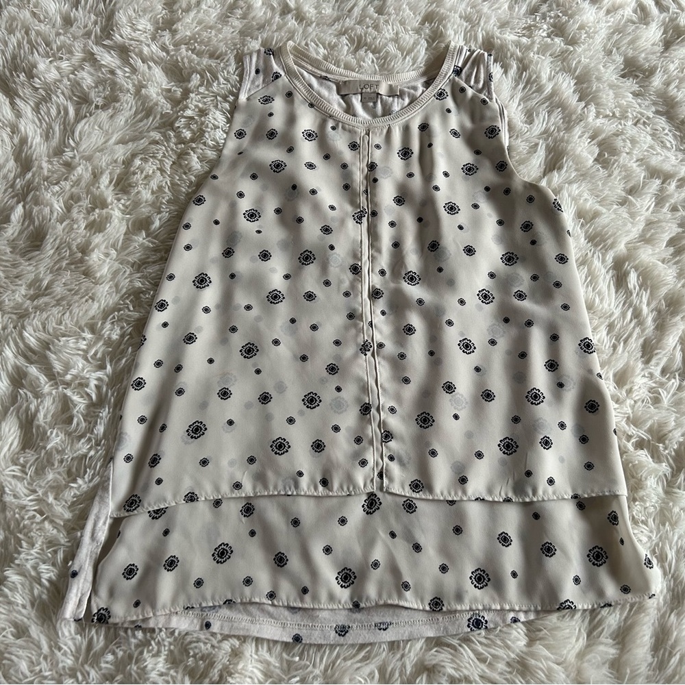 Ann Taylor loft extra small sleeveless top